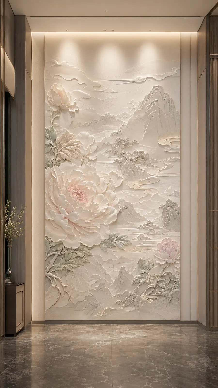 芳庭晓色 · 05，花鸟清韵浮雕空间效果参考