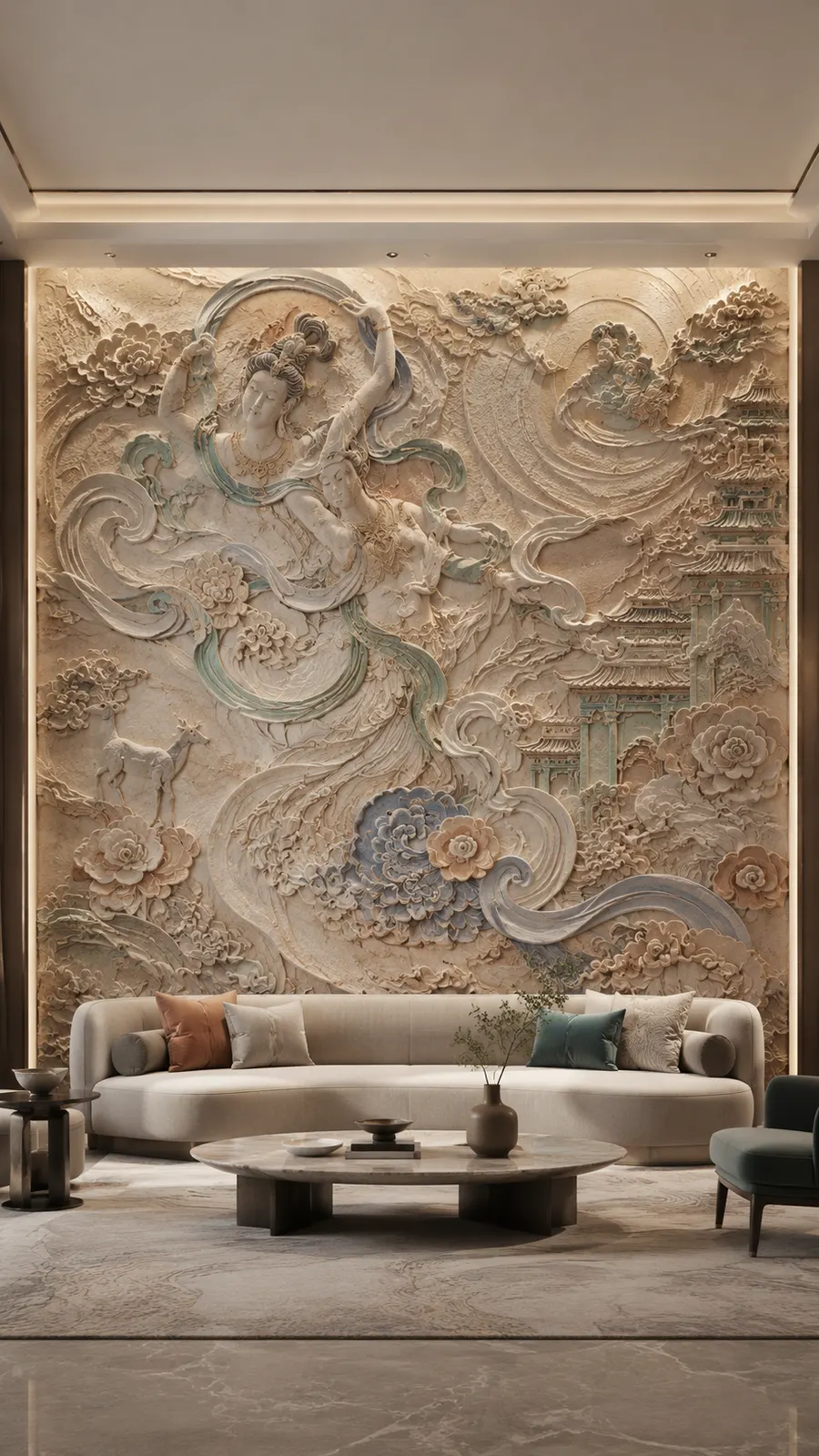 材料练习，待复核作品浮雕空间效果参考
