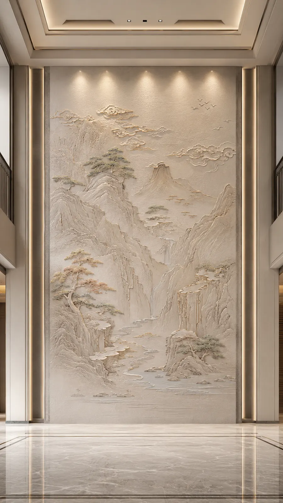 千峰入境 · 05,山水意境浮雕空间效果参考