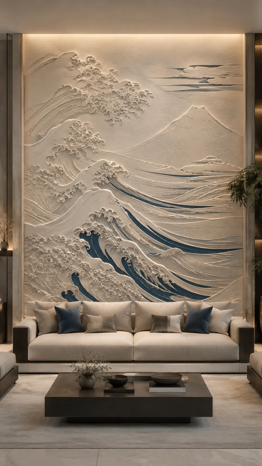 浪起东方 · 04,海潮波纹浮雕空间效果参考