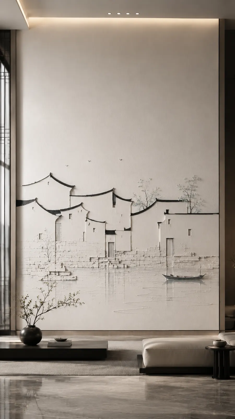 千峰入境 · 10，山水意境浮雕空间效果参考